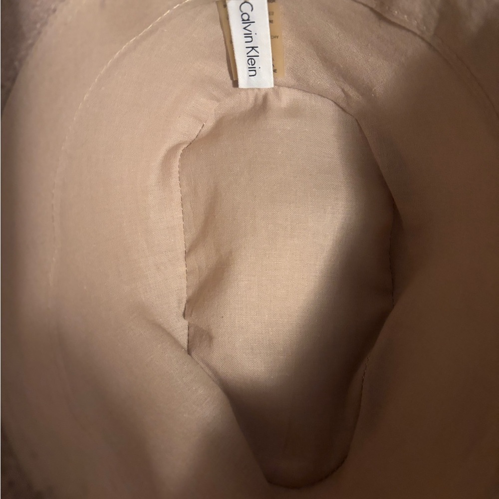 Calvin Klein Unisex Tan and Brown Fedora - Picture 4 of 5